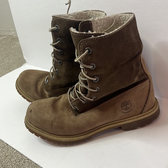 Timberland Boot Military Style Beige size 8.5 - Picture 6 of 12